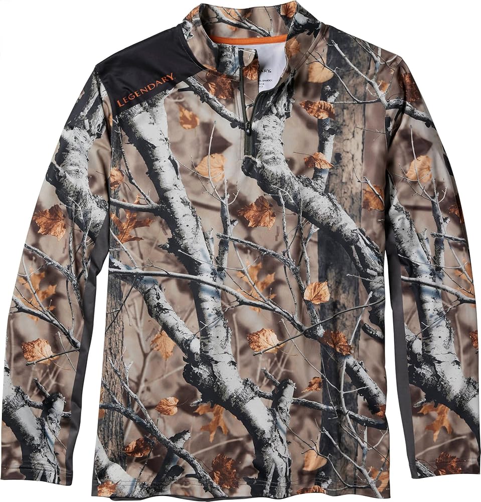 Legendary Whitetails Men's Shoal Performance 1/4 Zip Shirt