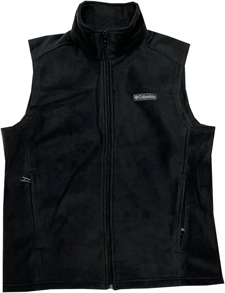 Columbia Mens Granite Mountain Fleece VEST (XL, Black)