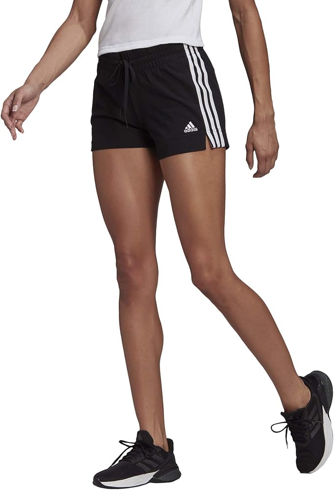 adidas Women's Essentials Slim 3-Stripes Shorts