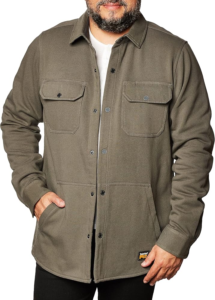 Timberland PRO Men's Mill River Fleece Shirt Jacket