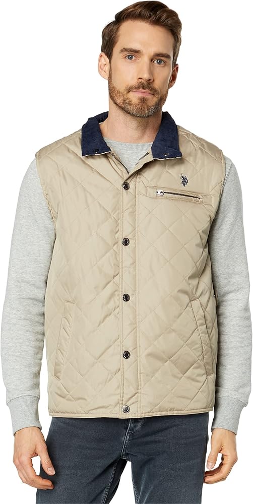 U.S. Polo Assn. Men's Diamond Quilted Vest