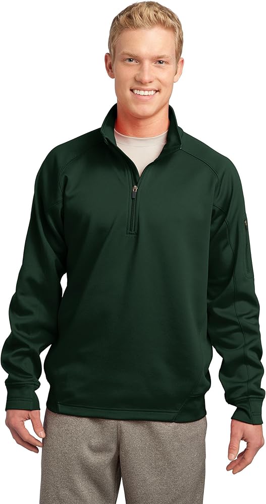 SPORT-TEK Men's Tall Tech Fleece 1/4 Zip Pullover