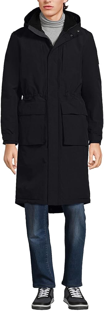 Lands' End Men's Squall Waterproof Insulated Winter Stadium Coat