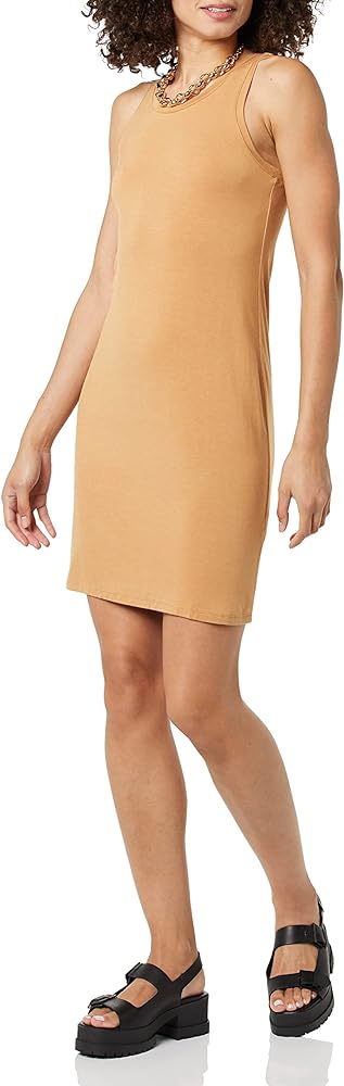 Amazon Essentials Women's Lightweight Jersey Slim-Fit Tank Mini Dress (Previously Daily Ritual)