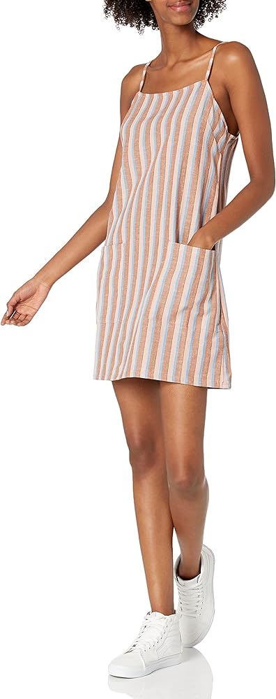 Billabong womens Straight Round Woven Mini Sundress Dress