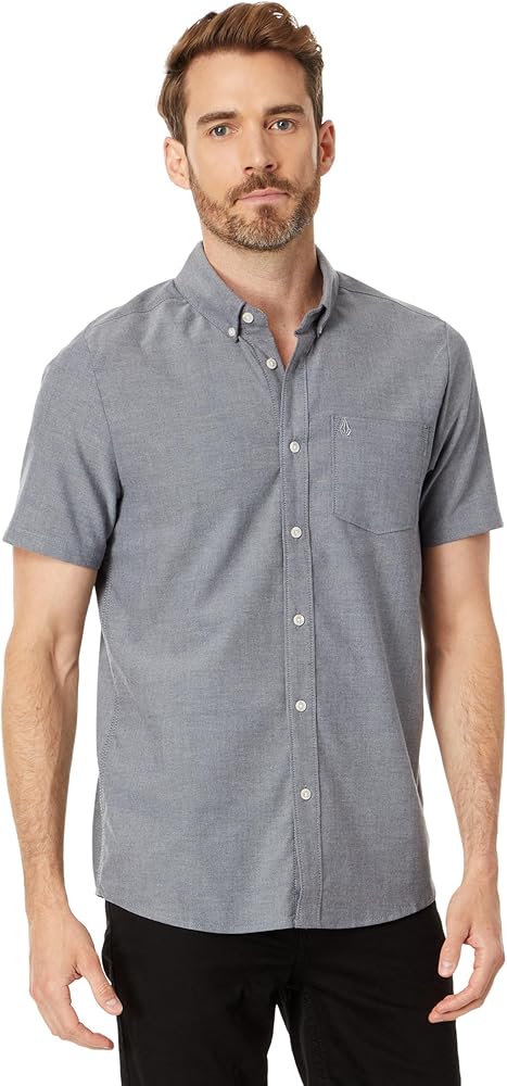 Volcom Men's Everett Oxford Short Sleeve Shirt