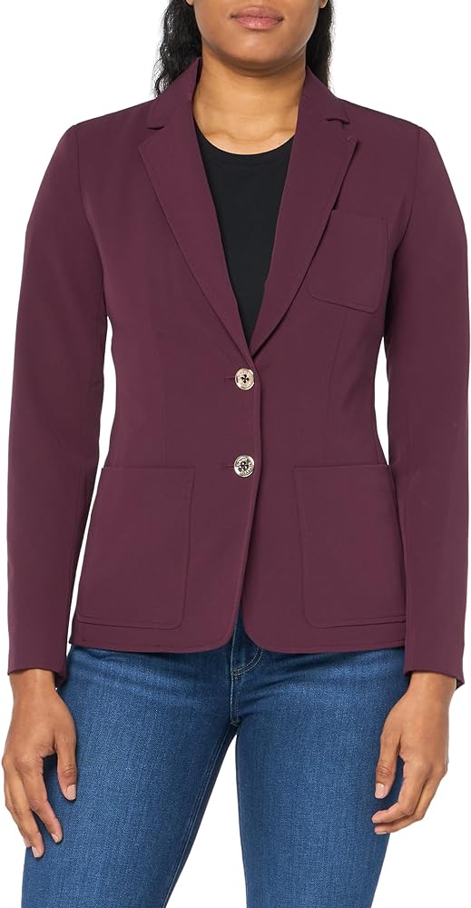 Tommy Hilfiger Women's Work Two Button Blazer Jackets