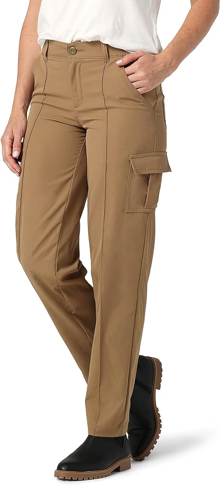 Lee Women's Flex to Go Mid Rise Seamed Cargo Pant