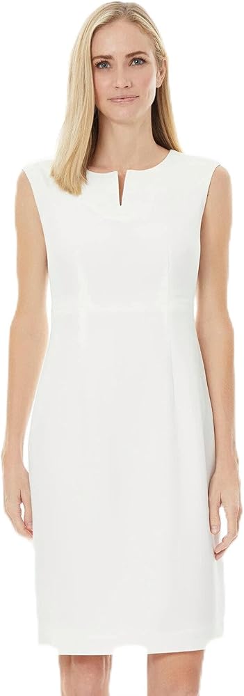 Kasper Women's Petite Sheath Dress with Cut Out