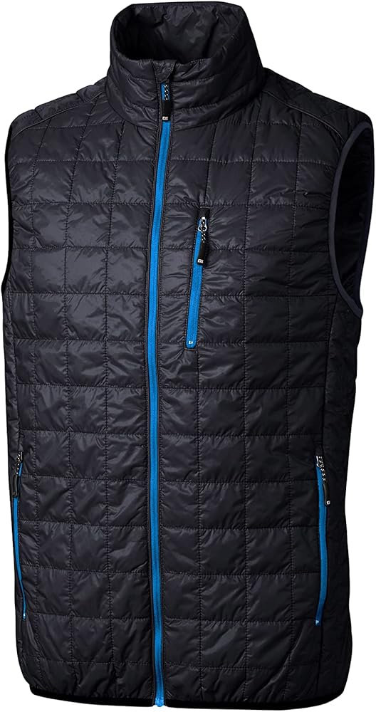 Cutter & Buck mens Rainier Primaloft® Mens Eco Insulated Full Zip Puffer VestDown Vest