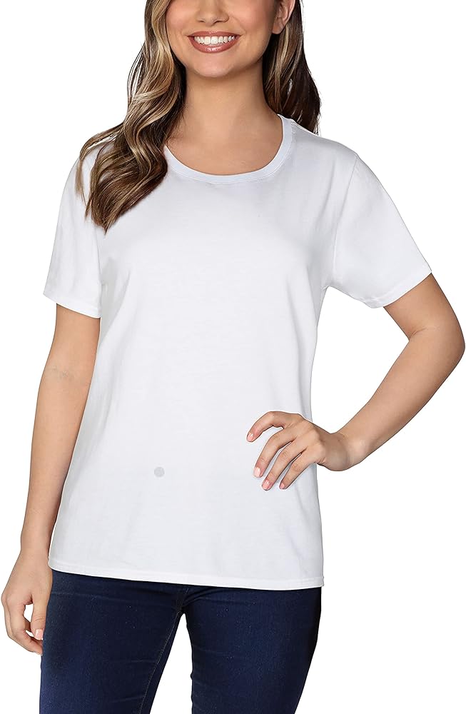 Fruit of the Loom Women’s Crafted Comfort™ Pima Cotton Short Sleeve T-shirts