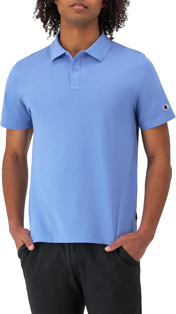 Champion Men'S Polo T-Shirt, Moisture Wicking, Best Polo Shirt For Men, Short-Sleeve Tee