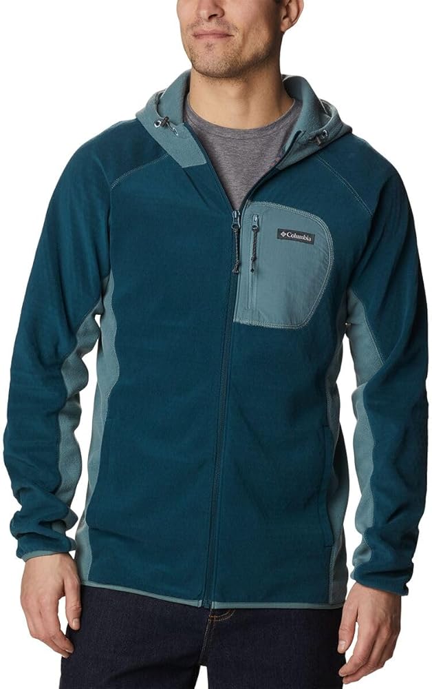 Columbia Outdoor Tracks Hooded Full-Zip Jacket - Men's, Night Wave/Metal, L