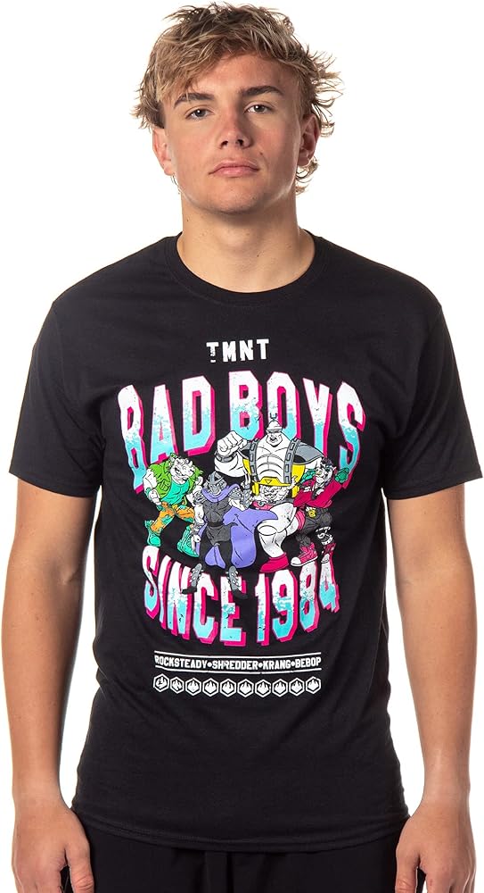 Teenage Mutant Ninja Turtles Men's TMNT Bad Boys Since 1984 T-Shirt