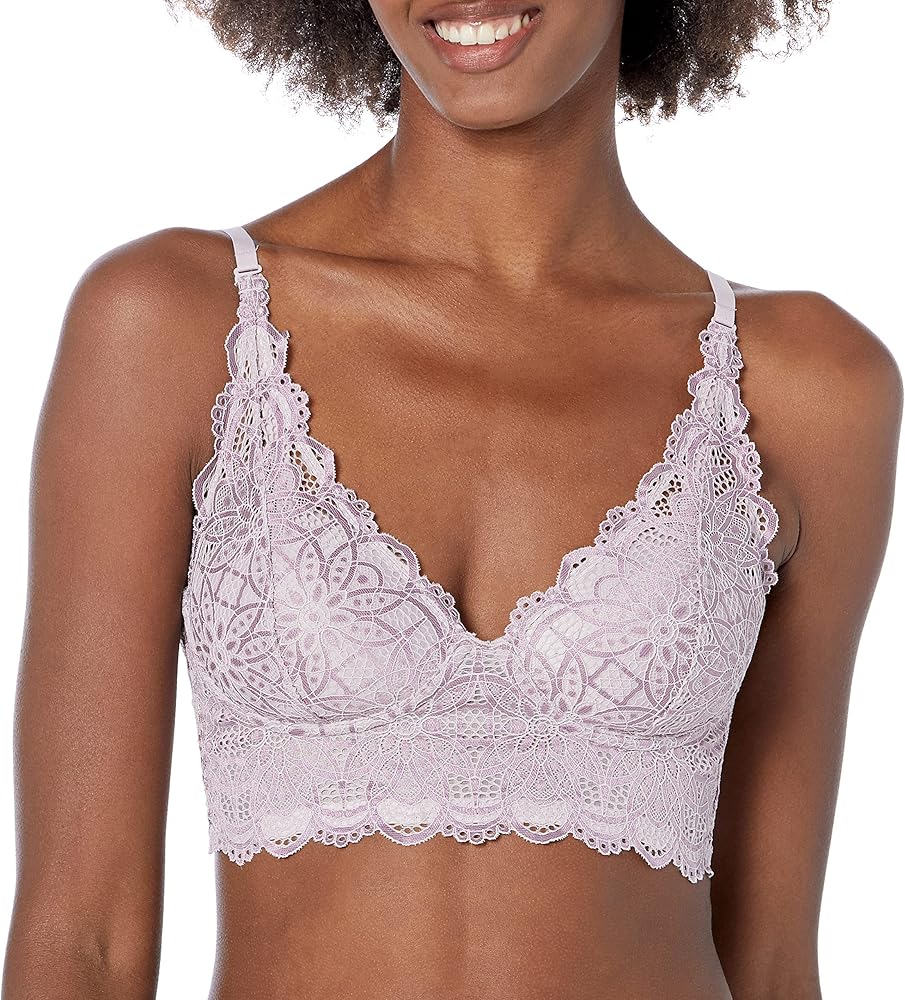 Maidenform Womens Lightly Lined Convertible Lace Bralette