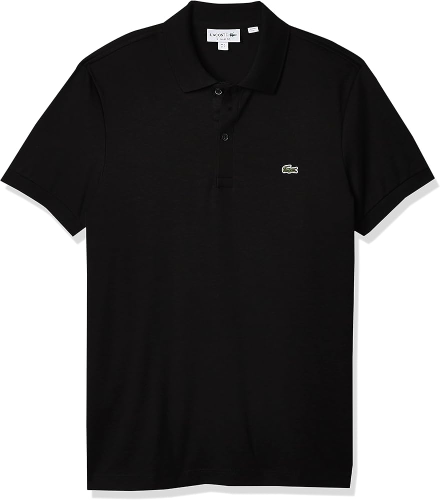 Lacoste Mens Short Sleeve Pima Jersey Interlock Regular Fit Polo