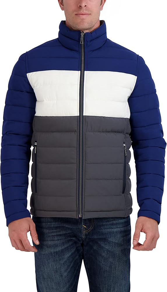 Nautica Men's Poly Stretch Reversible Jacket