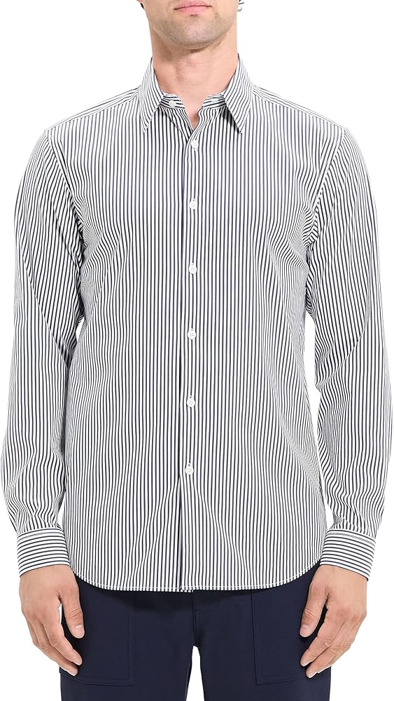 Theory Men's Irving in Jay Stripe