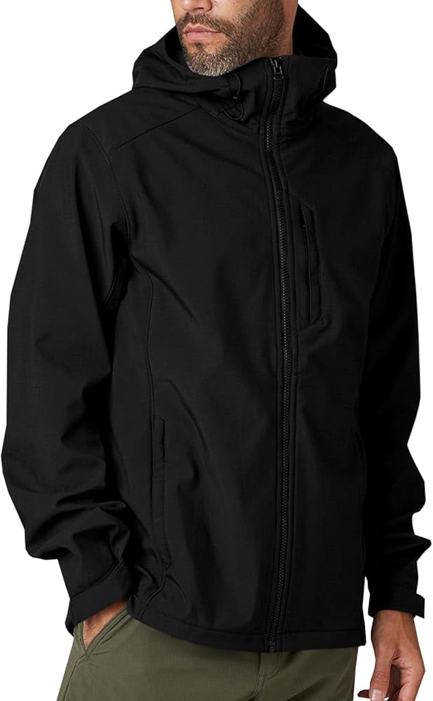 Runcati Mens Rain Jacket Lightweight Hooded Windbreaker Waterproof Outdoor Sports Hiking Raincoat