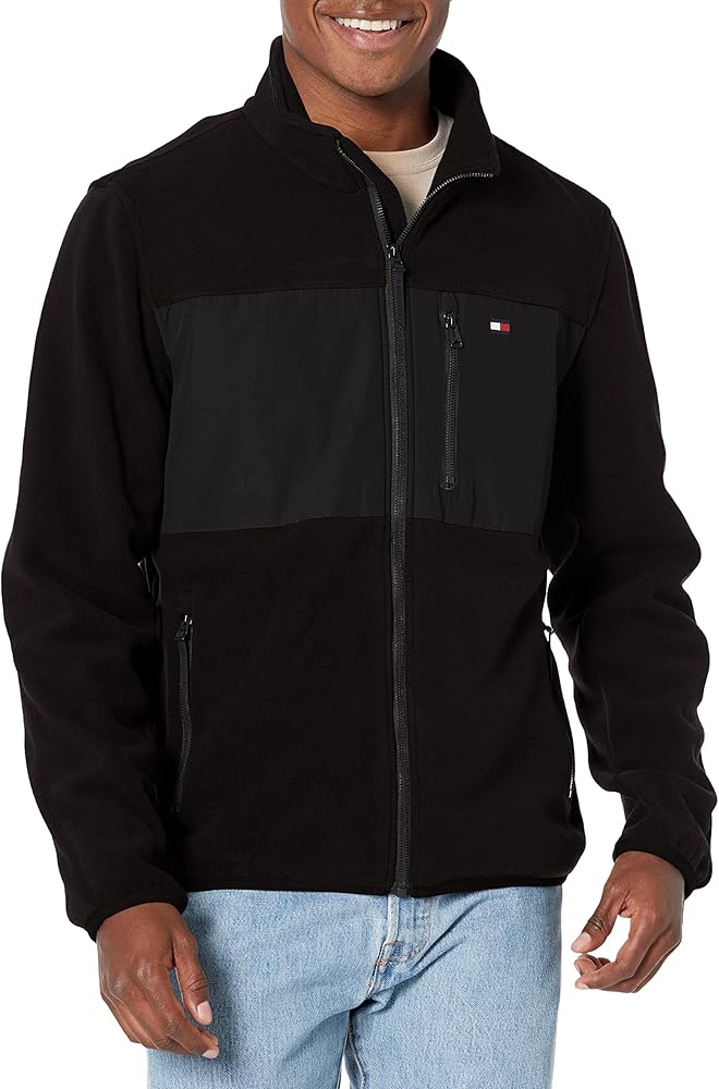 Tommy Hilfiger Men's Polar Fleece Zip Front Jacket