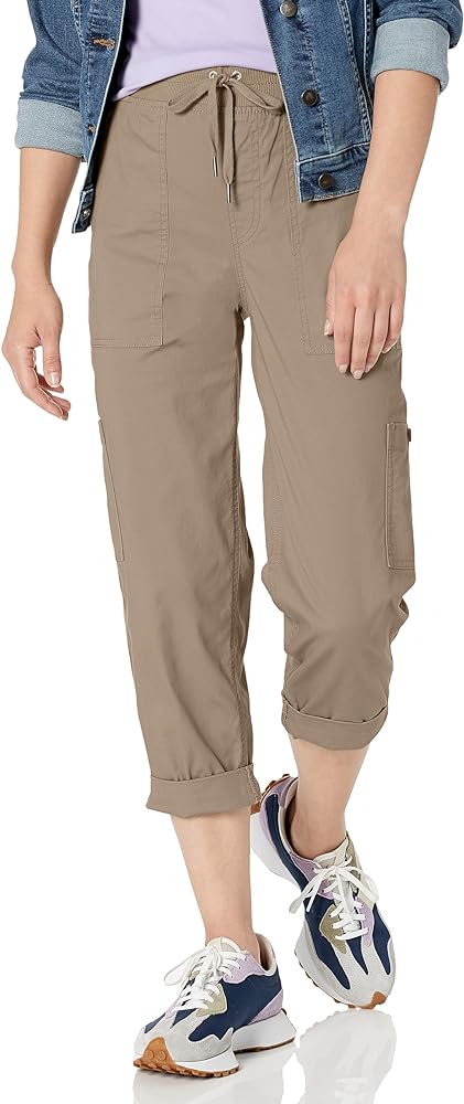 Gloria Vanderbilt Women's Pull on Drawstring Cargo Capri