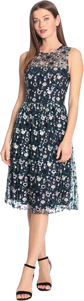 Maggy London Women's Sleeveless Lace Dress