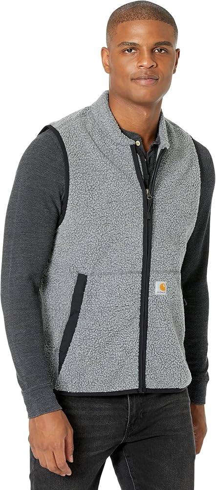 Carhartt Relaxed Fit Fleece Vest Granite Heather SM (Reg)