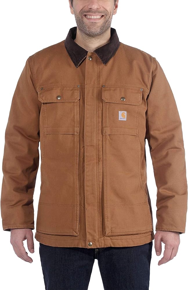 Carhartt Men's Full Swing Relaxed Fit Washed Duck Insulated Traditional Coat