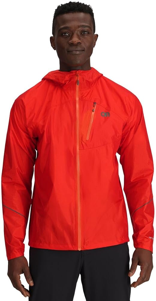 Ourdoor Research Men's Helium Rain Jacket, Spice, Large