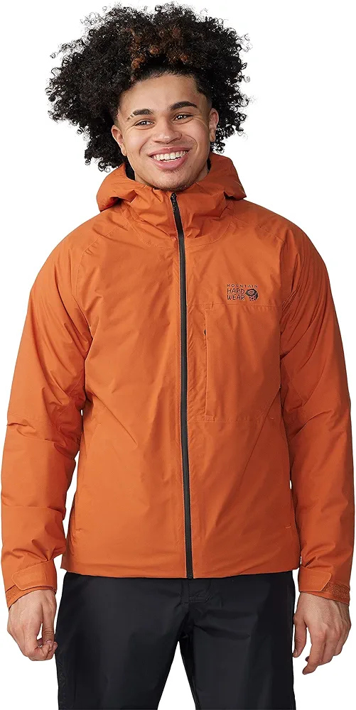 Mountain Hardwear Men's Stretch Ozonic Insulated Jacket, Raw Carnelian, Large