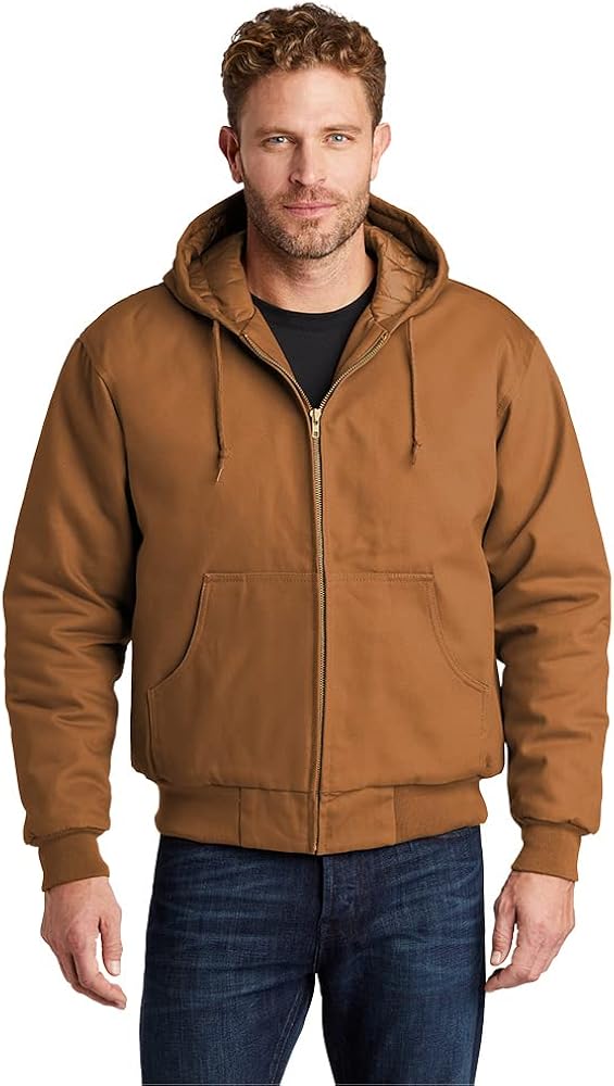 Duck Cloth Hooded Work Jacket (J763H)