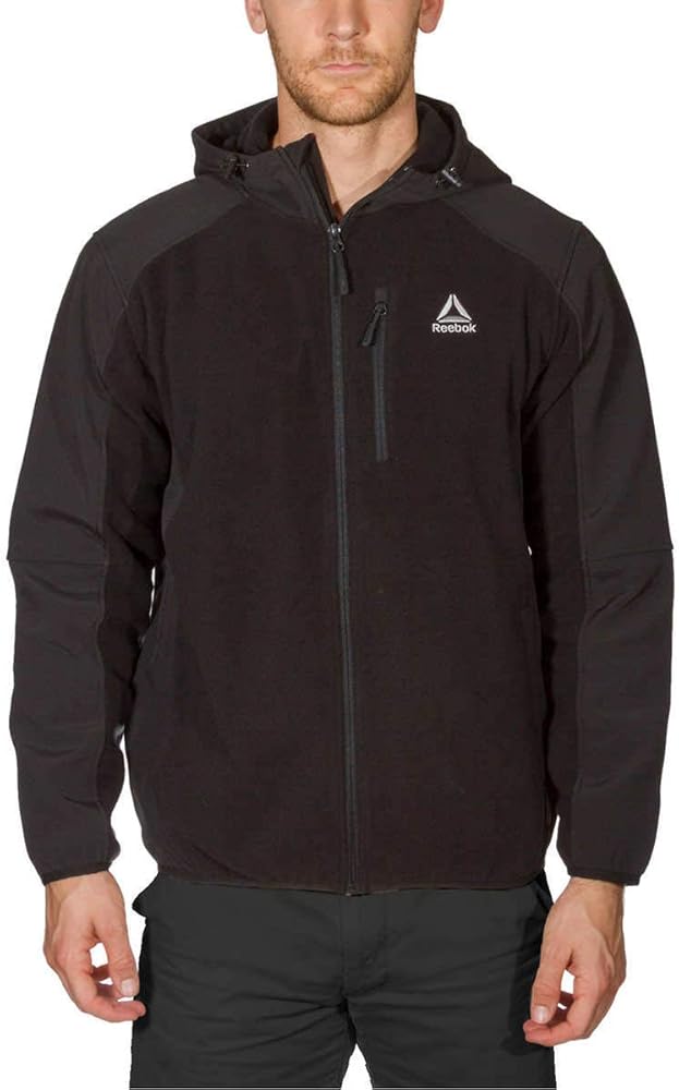 Reebok Men's Mixed Media Softshell Jacket