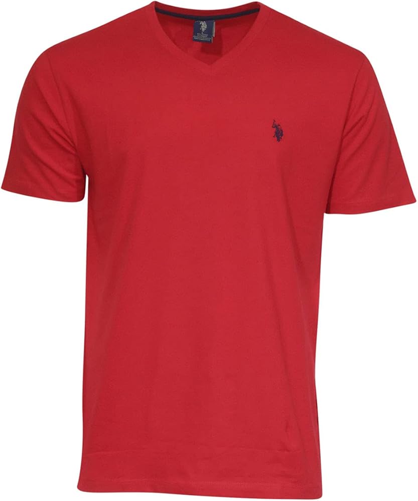 U.S. Polo Assn. Short Sleeve Stretch V-Neck Tee Shirt