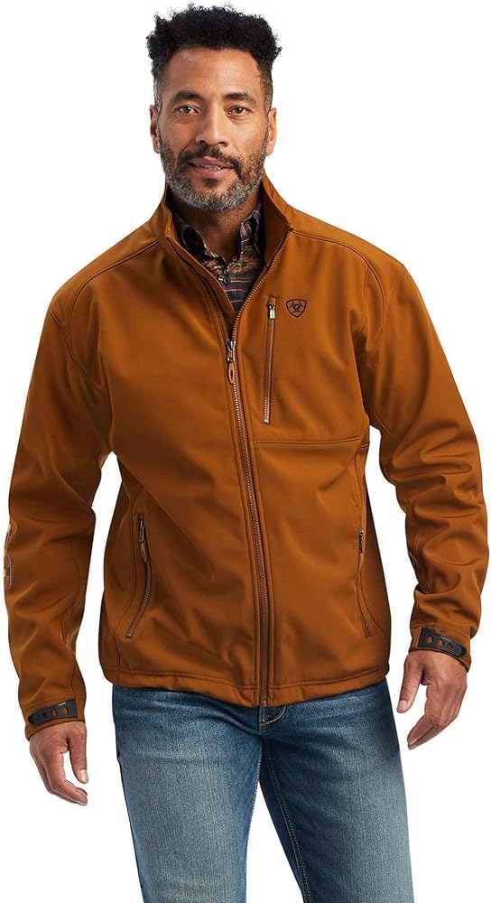 ARIAT Male Logo 2.0 Softshell Jacket Chestnut XX-Large XX-Large Tall