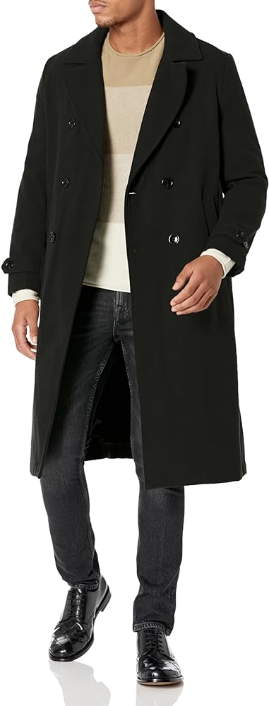 LONDON FOG Men's Classic Wool Blend Topcoat