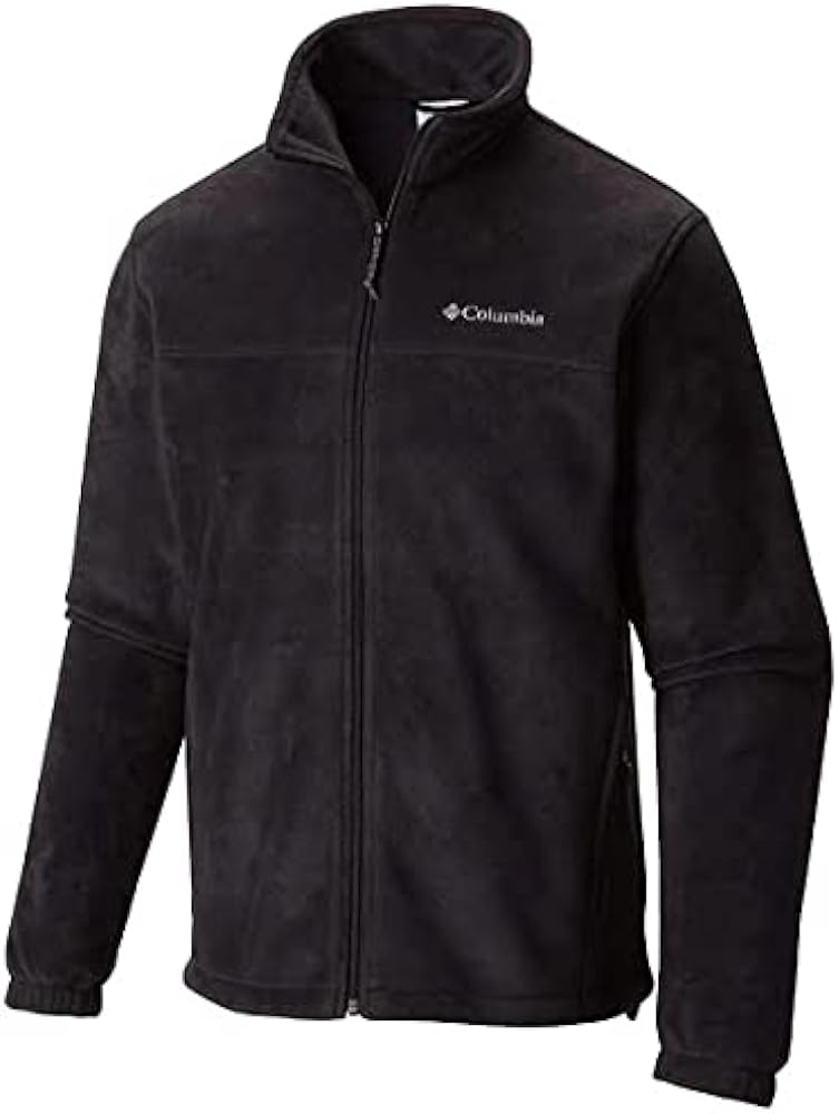 Columbia Men's Mount Grant Fleece Full Zip Jacket, Charcoal Grey, Medium