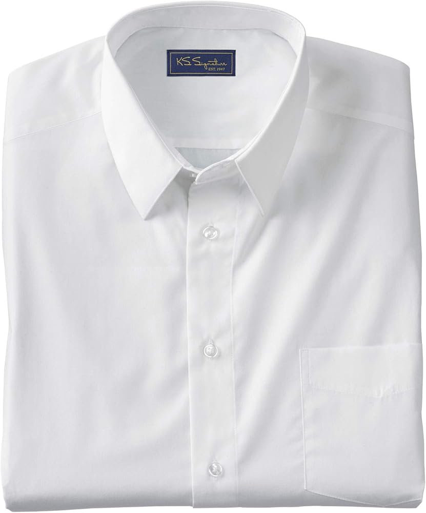 KingSize Men's Big & Tall Tall Wrinkle-Free Long-Sleeve Dress Shirt