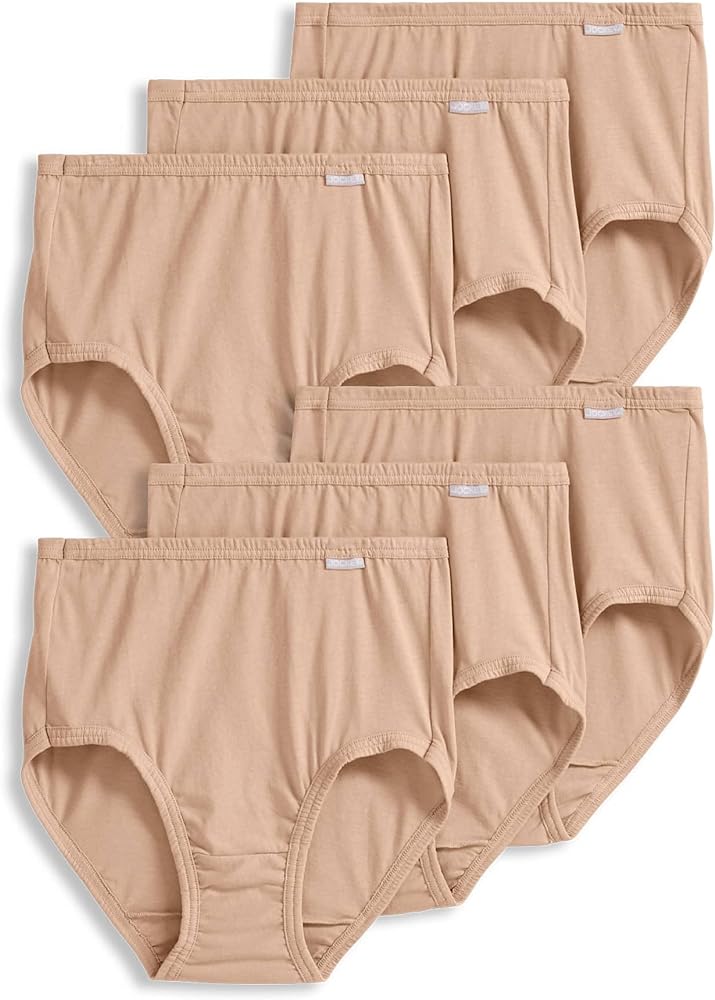 Jockey Women's Underwear Plus Size Elance Brief - 6 Pack