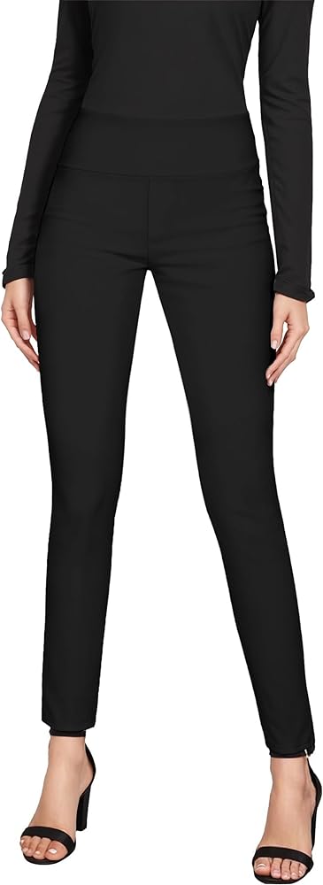 Hybrid & Company Women‘s Super Comfy Ultra Stretch with Full Elastic Waist Pull On Millennium Twill Pants