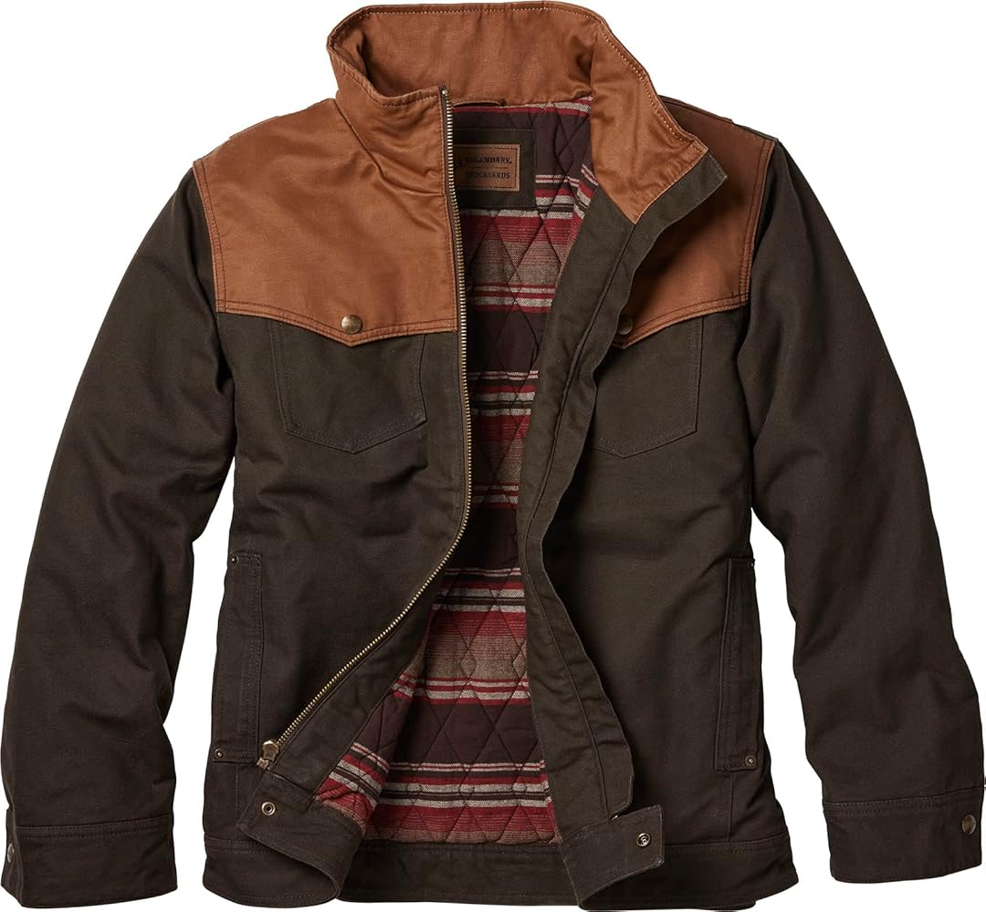 Legendary Whitetails Men's Stockyards Bozeman Canvas Western Coat