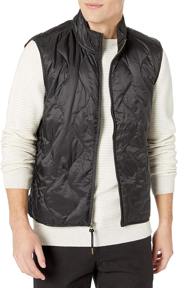 Billy Reid Men's Full Zip Onion Quilted Water Resistant Down Vest