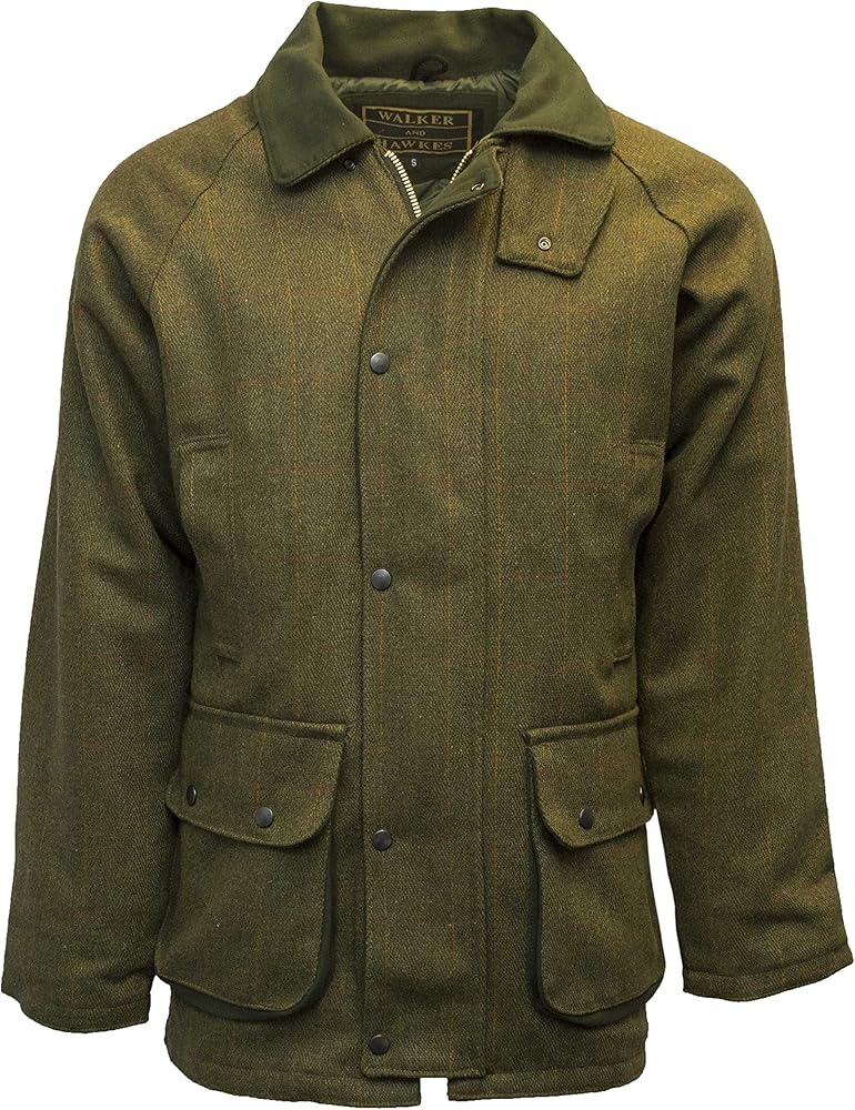 Walker and Hawkes Men's Derby Tweed Shooting Hunting Country Jacket