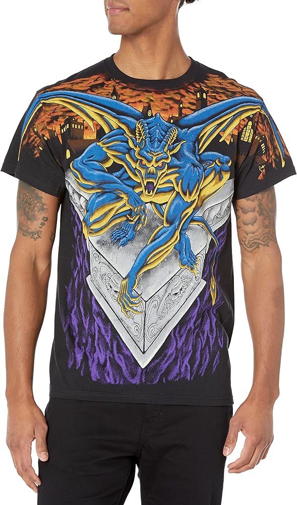 Liquid Blue Men's Fantasy Gargoyle All Over Print T-Shirt