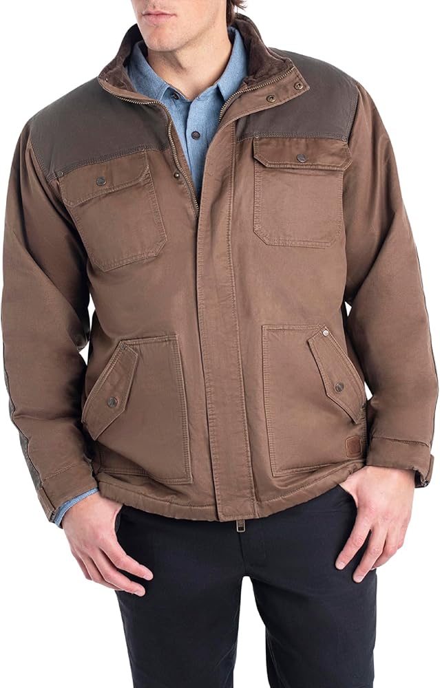 Legendary Whitetails Tough as Buck Chore Coat, Barn & Field Jacket for Men, Big & Tall Work Wear, Flannel Lined