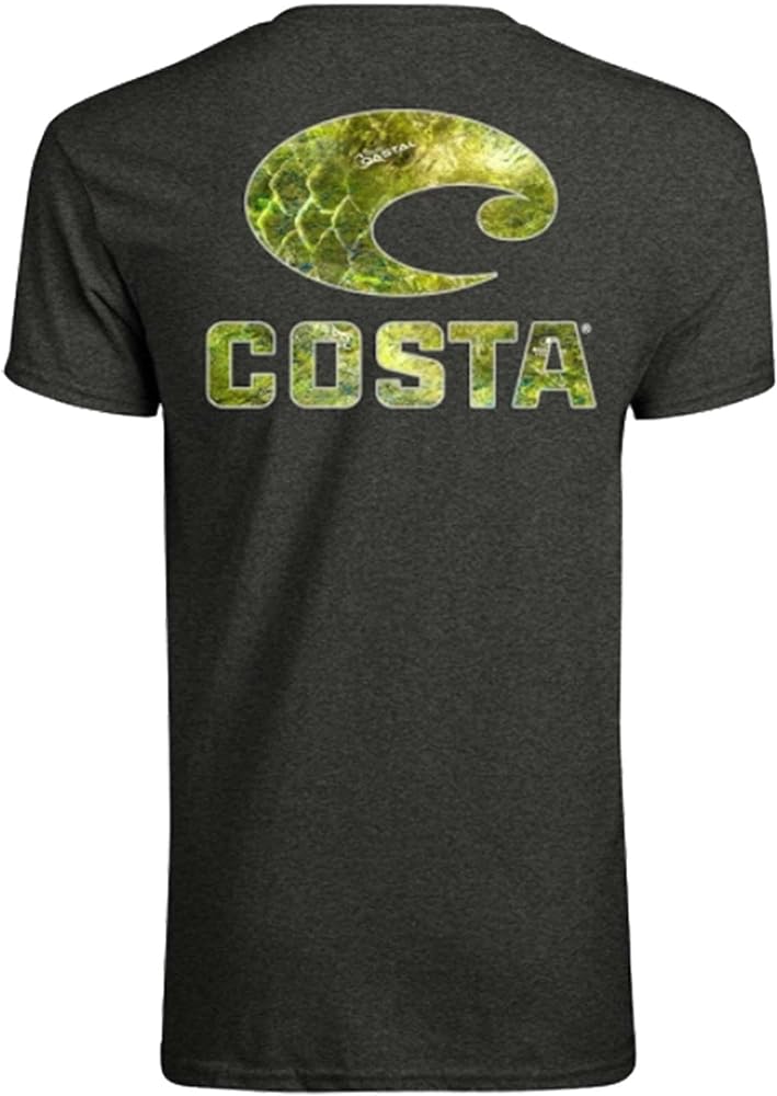 Costa Del Mar Unisex Adult Mossy Oak Costal Short Sleeve T-Shirt