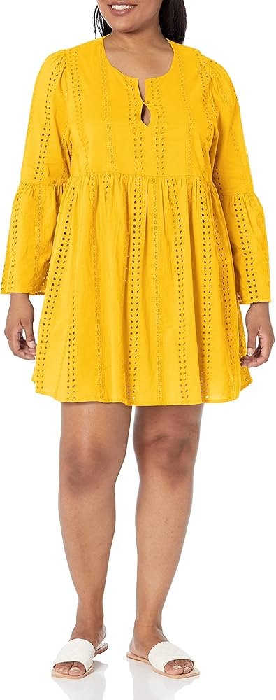 Mud Pie Women's Raylee Eyelet Dress