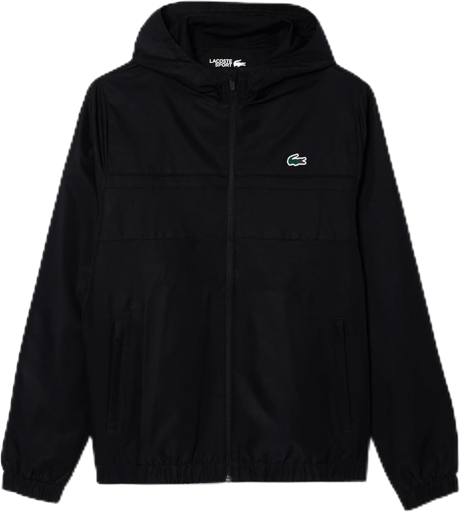 Lacoste Men's Full Zip Up Jacket with Hood