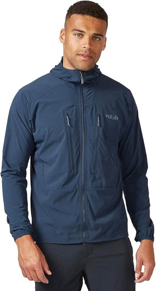 Rab Men's Borealis Softshell Jacket Lightweight Coat for Hiking & Climbing