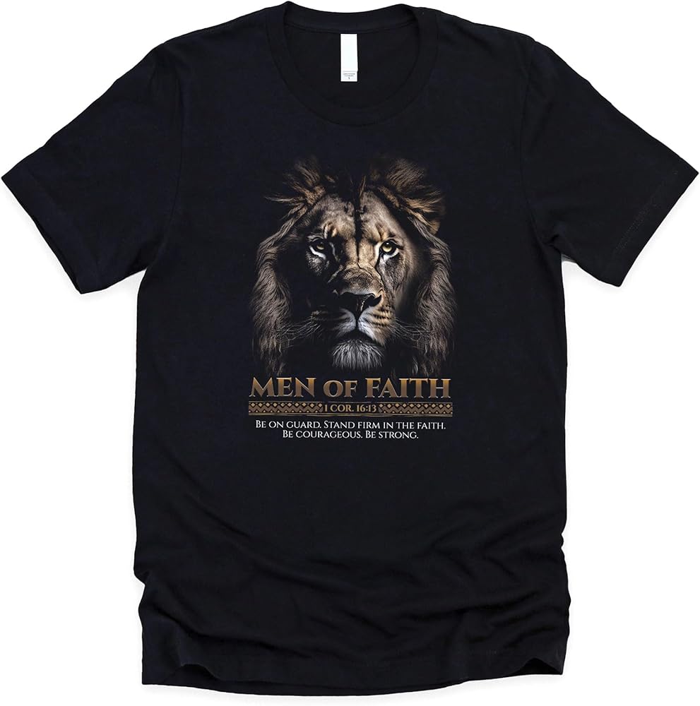 Love in Faith | Men of Faith | Christian T-Shirts for Men | Faith-Based Apparel | Christian Gifts