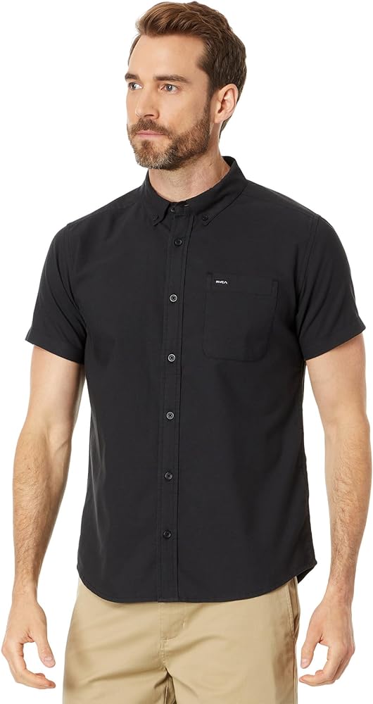 RVCA Men's That'll Do Stretch Short Sleeve Woven